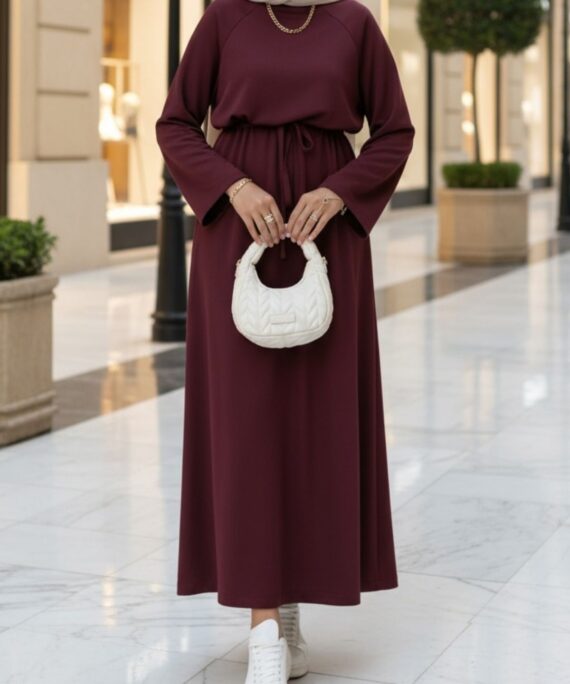 Oysho Elbise L100221 - Bordo