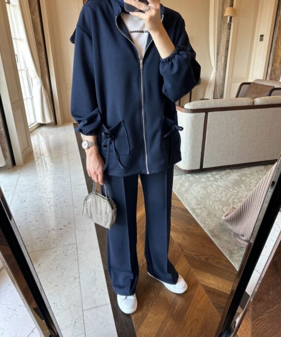 Premium Oysho Liona  İkili Takım BÜYÜK BEDEN   TK100256 - Lacivert