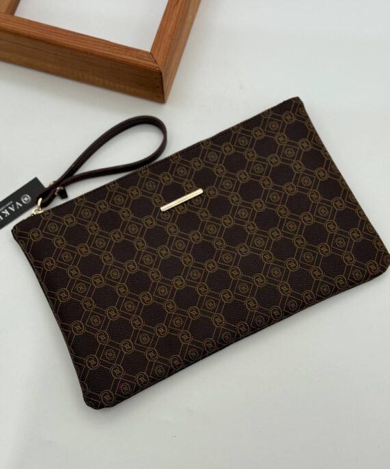 Vakko bayan clutch çanta kahverengi