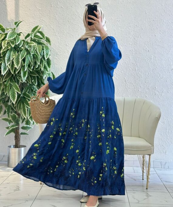 Midnight Safir Elbise – Saks Mavi