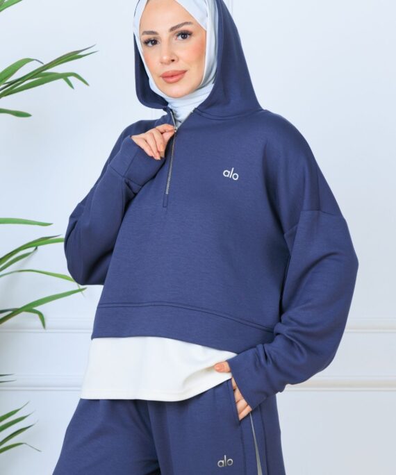 Alo Oysho Kumaş İçlikli İkil Takım - Lacivert