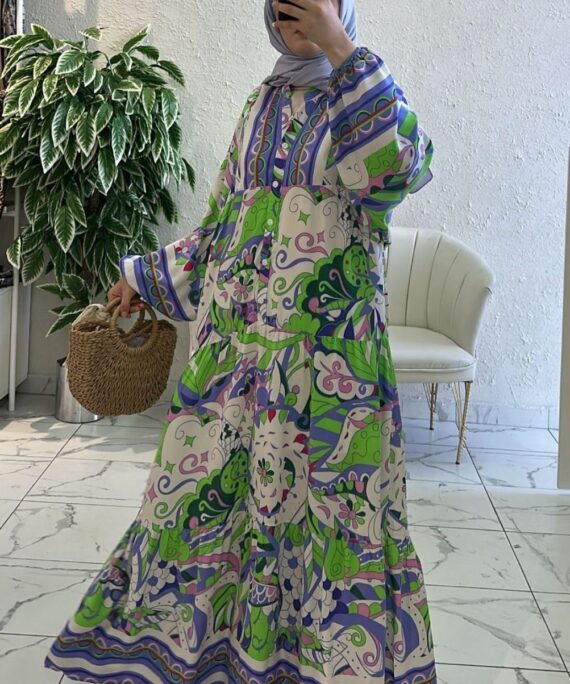 Vanella Brezze Elbise L1004 - Lavanta