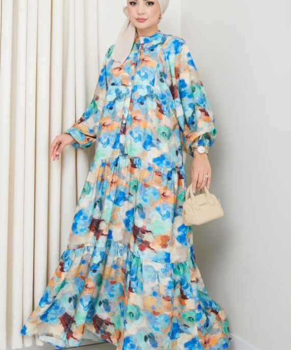 Samyella Elbise L100109 - Gök Mavi