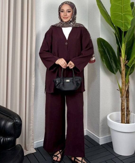 Lusya Tensel İkili Takım TK100154 - Bordo