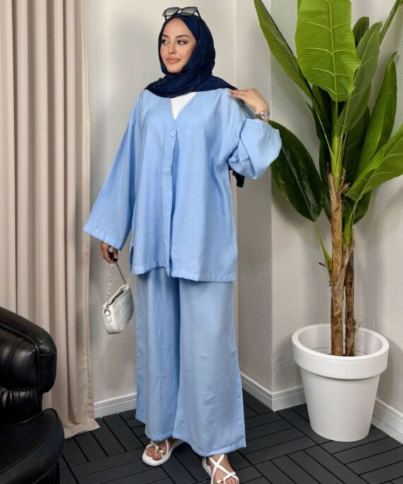 Lusya Tensel İkili Takım TK100155 - Deniz Mavi