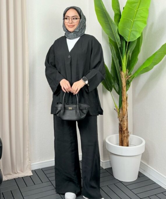 Lusya Tensel İkili Takım TK100158 - Siyah