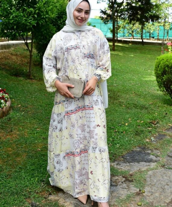 Bohem Rüya Elbise L100168- Fresh Limon