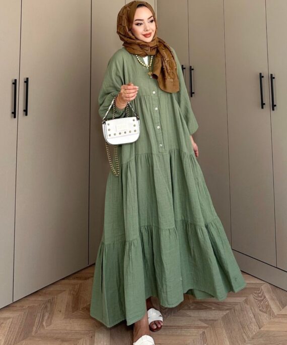 Elena Mira Elbise  L100166 - Haki