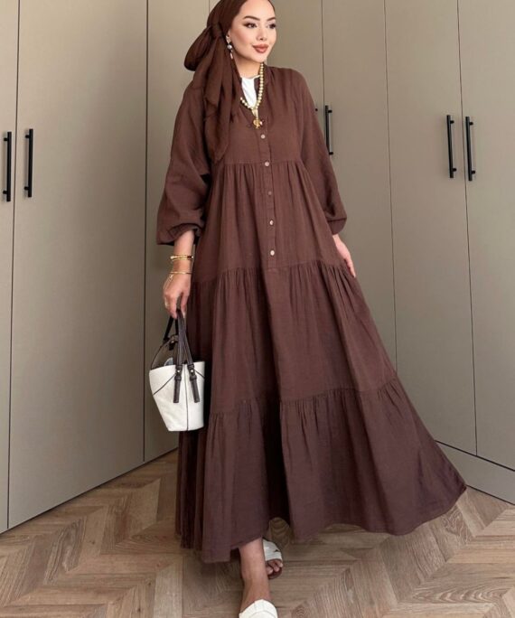 Elena Mira Elbise  L100166 - Kahve