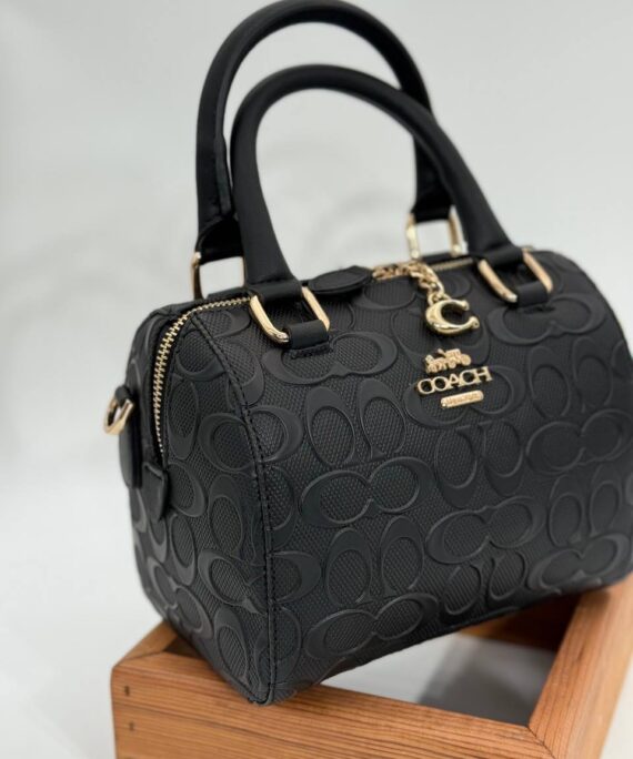 Coach Gofraj 20 cm speedy siyah çanta