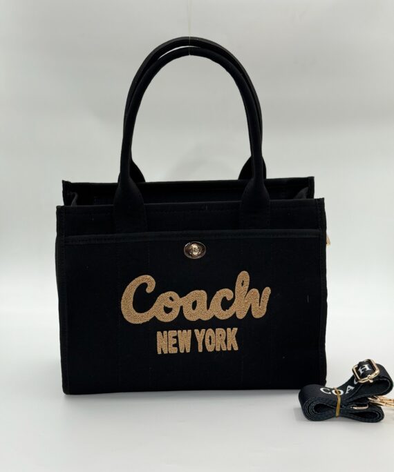 Coach canvas büyük boy siyah çanta