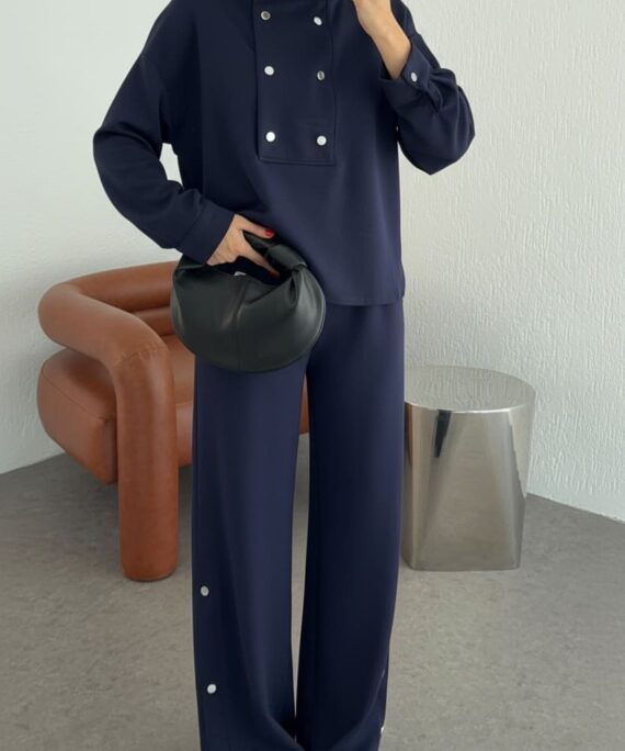 Zaina Oysh Çıtçıt Detay İkili Takım TKM100450 – Lacivert