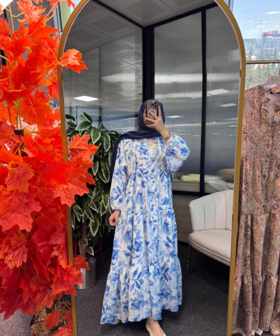 Loi Elbise-1201- Mavi