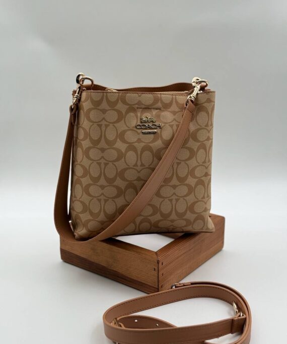 Coach monogram orta boy çapraz kum çanta