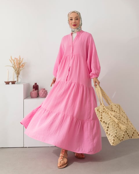 Elena Mira Elbise  L100166 - Pembe