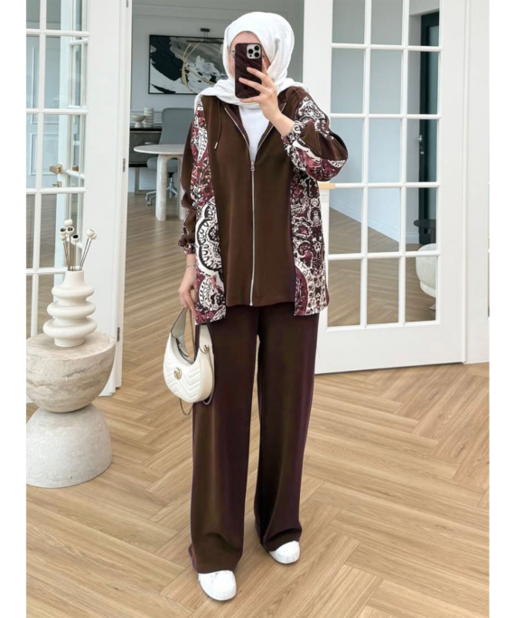 Premium Aspera  Oysho İkili Takım TK100250  - Kahve