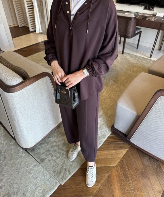 Velora Oysho İkili Takım TK100287 - Kahve