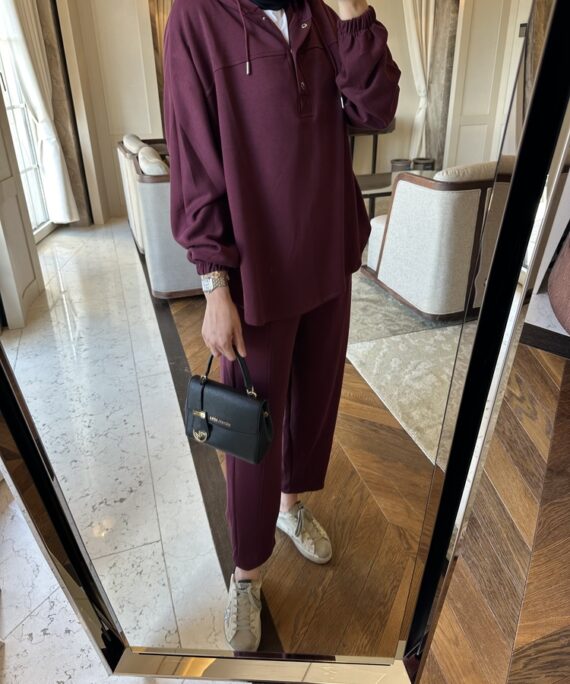 Velora Oysho İkili Takım TK100287 - Bordo