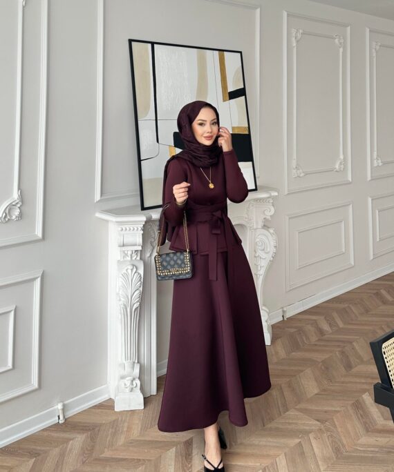 Esla Scuba Etekli Takım(ŞAL HEDİYE) TK100432 - Bordo