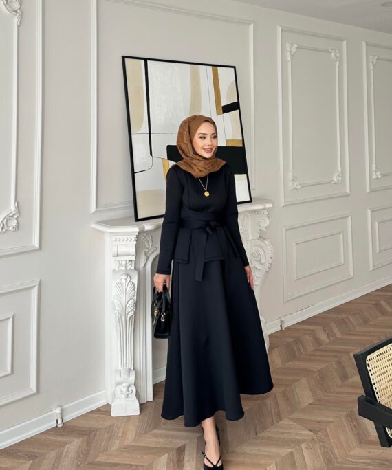 Esla Scuba Etekli Takım(ŞAL HEDİYE) TK100432 - Siyah