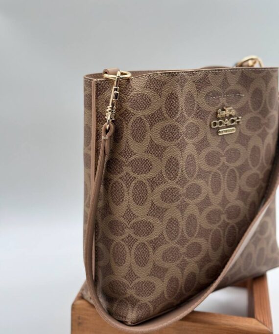 Coach monogram orta boy çapraz kum çanta