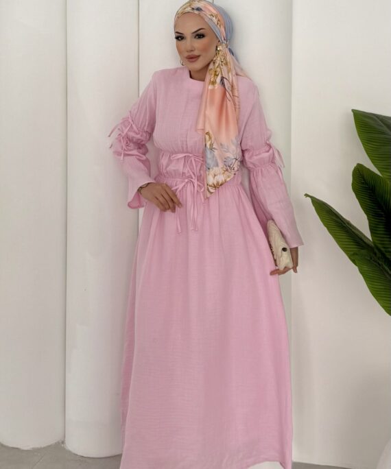 Solera Müslin Elbise L100216 - Gelin Çiçeği