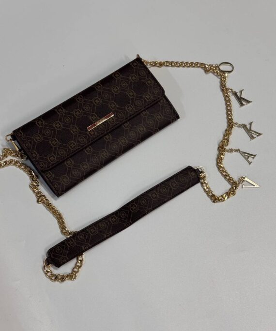 Vakko bayan yazılı portföy çanta kahverengi