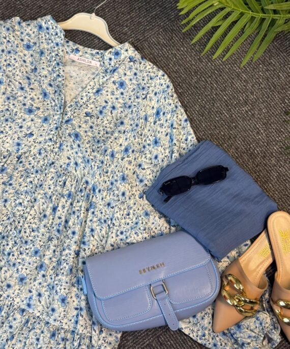 Lolita Elbise -1228 - Fresh Mavi