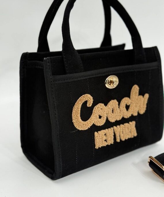 Coach canvas küçük boy siyah çanta