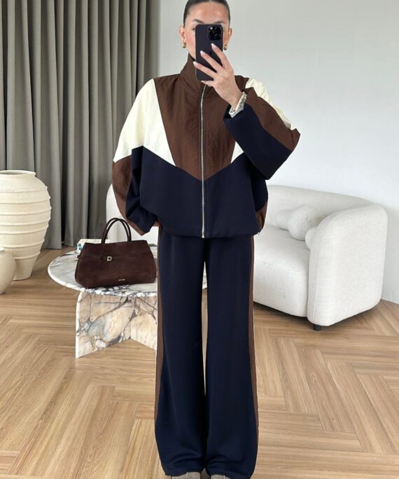 Stvarius 3 Renkli Paraşüt İkili Takım - Kahve