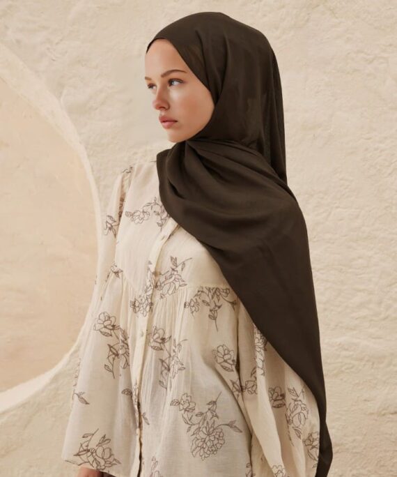 Rami Pamuk Şal 741074 -Acıkahve