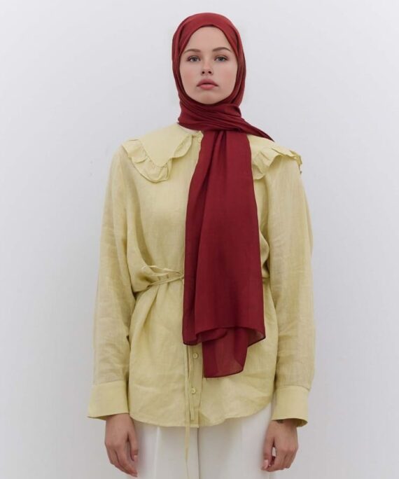 Rami Pamuk Şal 741074 - Bordo