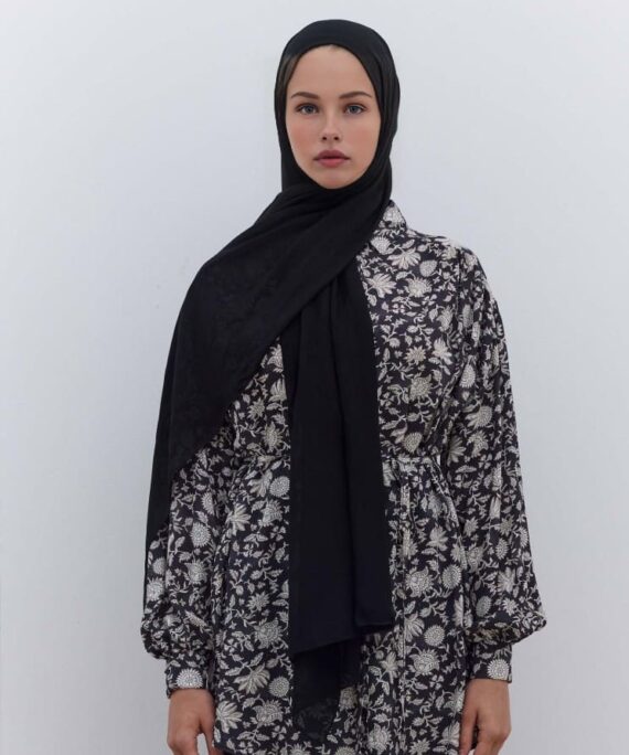 Rami Pamuk Şal 741074 - Siyah