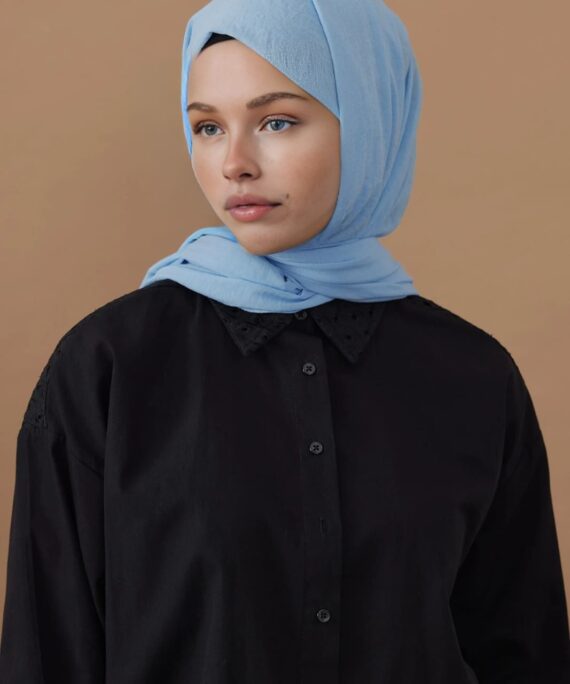 Oxygen His Serisi Pamuk Şal-Bebe mavi