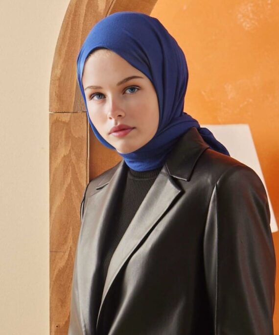 Oxygen His Serisi Pamuk Şal - Gece mavisi -