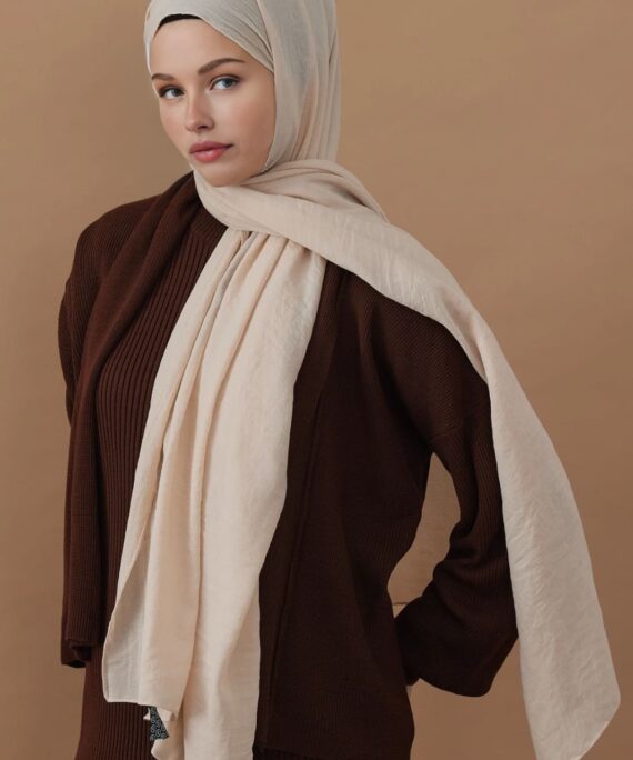 Oxygen His Serisi Pamuk Şal - Latte