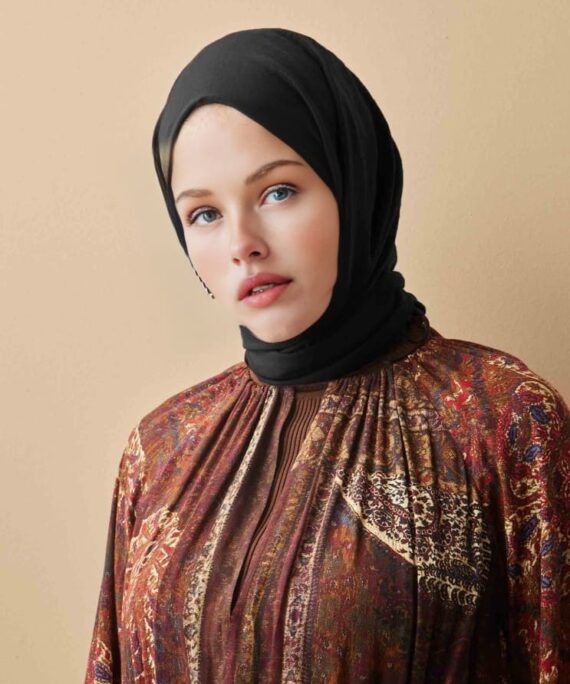 Oxygen His Serisi Pamuk Şal - Siyah