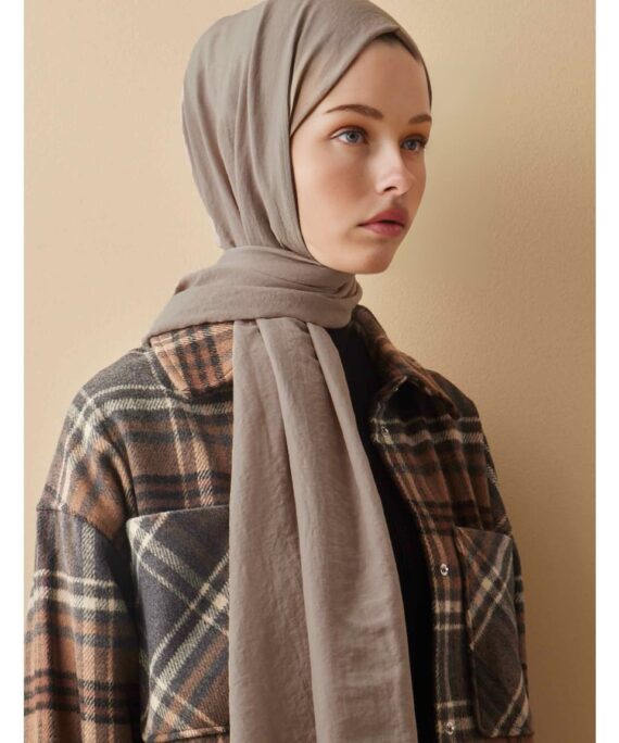 Oxygen His Serisi Pamuk Şal - Vizon